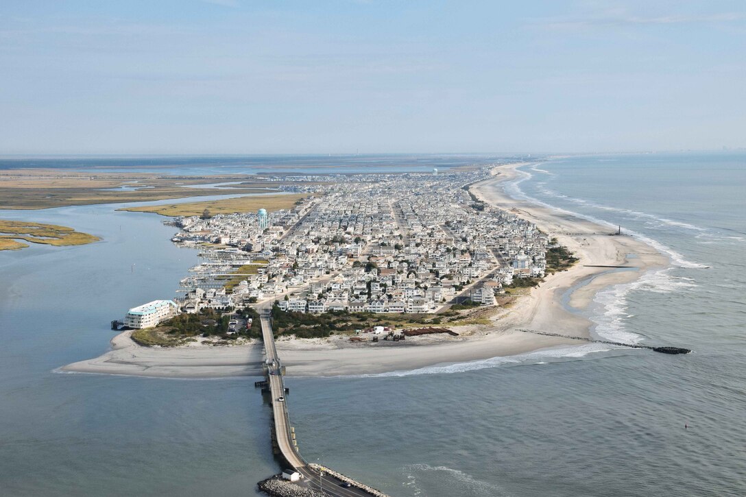 The initial construction of the Great Egg Harbor Inlet to Townsends Inlet project was completed in the spring of 2016.  Work includes constructing a dune and berm system in  southern Ocean City, Strathmere in Upper Township, and Sea Isle City.