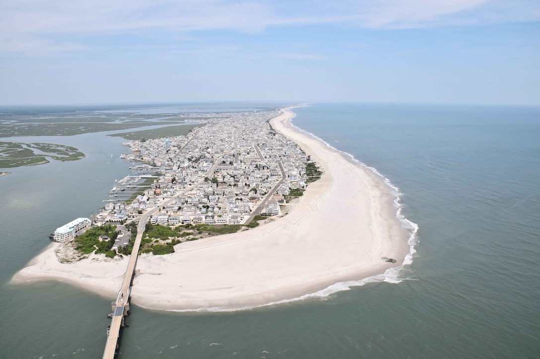 The initial construction of the Great Egg Harbor Inlet to Townsends Inlet project was completed in the spring of 2016.  Work includes constructing a dune and berm system in  southern Ocean City, Strathmere in Upper Township, and Sea Isle City.