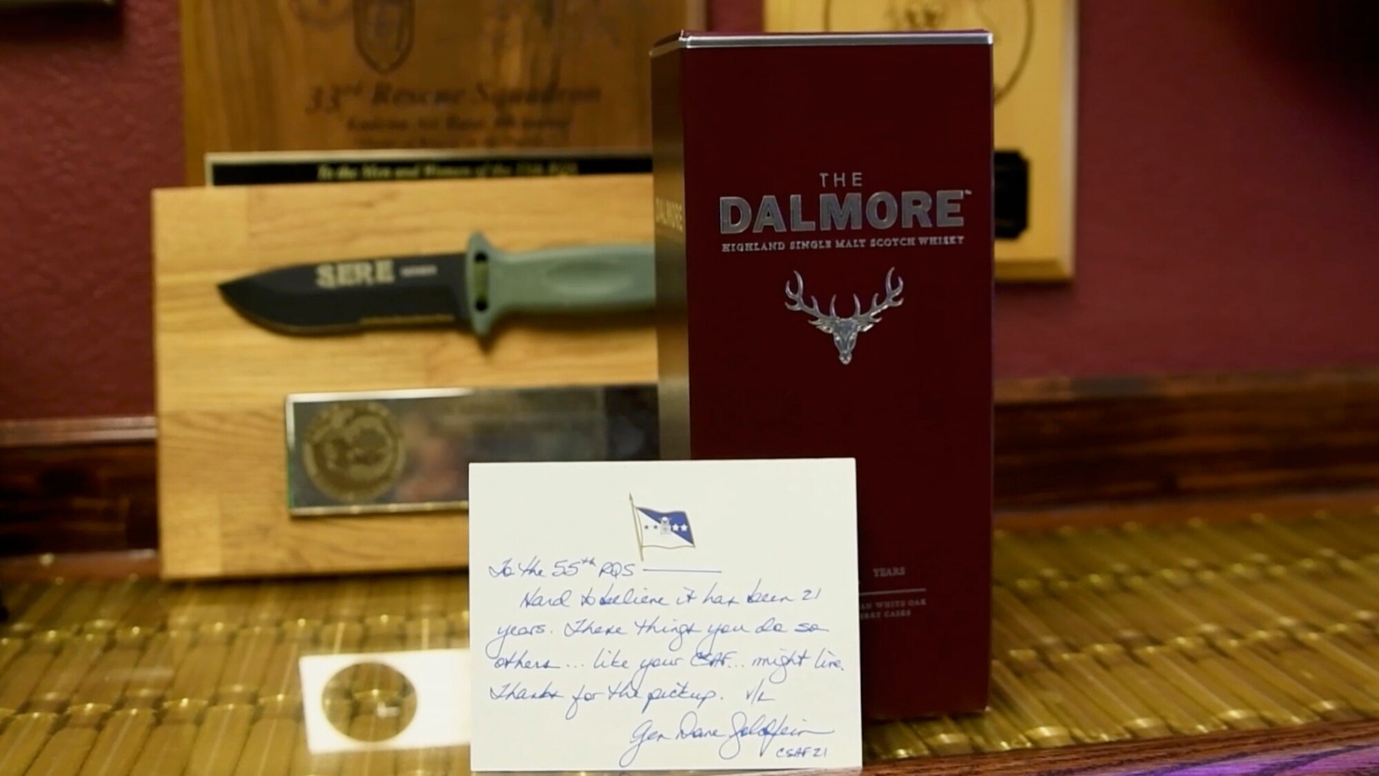 A photo of a token of appreciation
