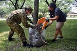Camp Zama BOSS Beautifies Park with Japan Ground Self-Defense Force Members