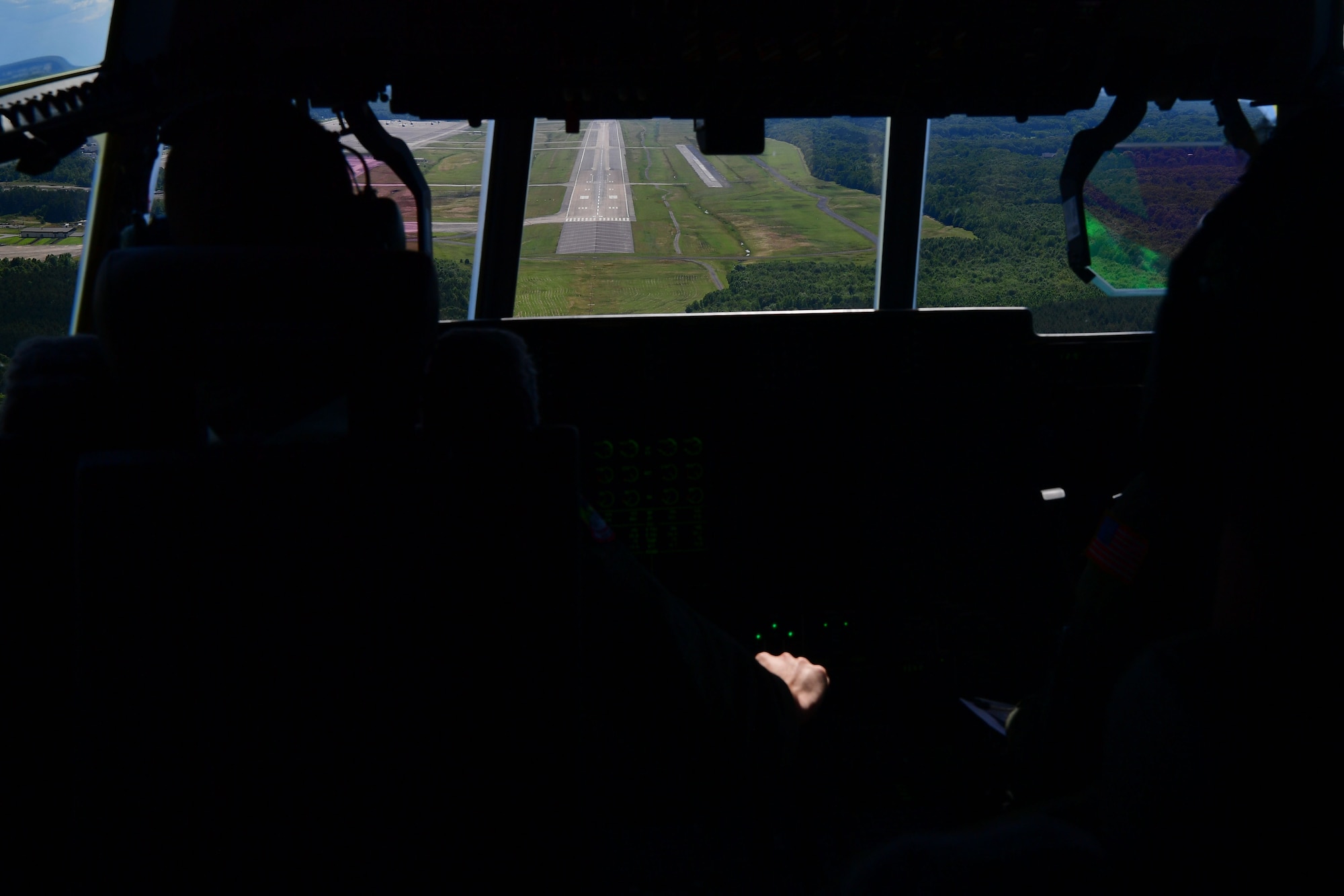 A new C-130J aircraft is delivered to Little Rock Air Force Base