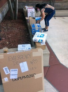 The Brooke Army Medical Center Auxiliary held its annual welfare grants distribution May 20, at the BAMC Main Entrance.