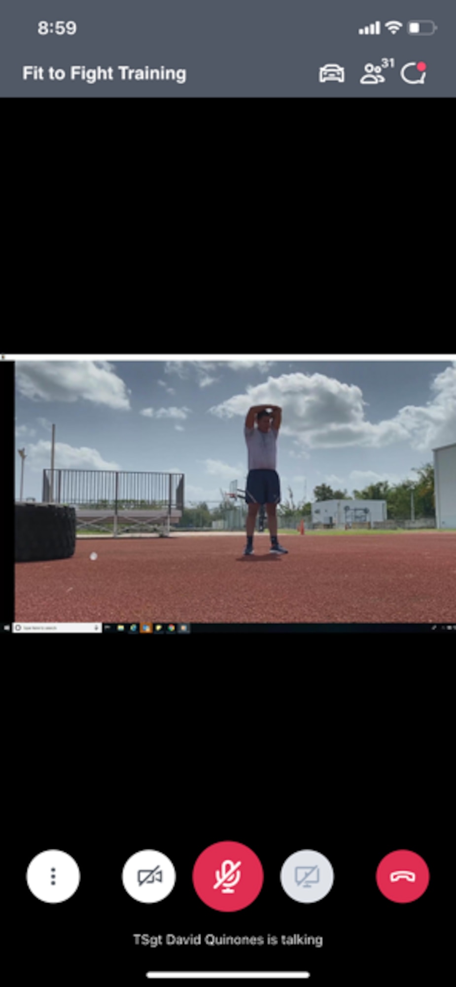 Puerto Rico Airmen conduct a virtual drill during COVID-19 pandemic