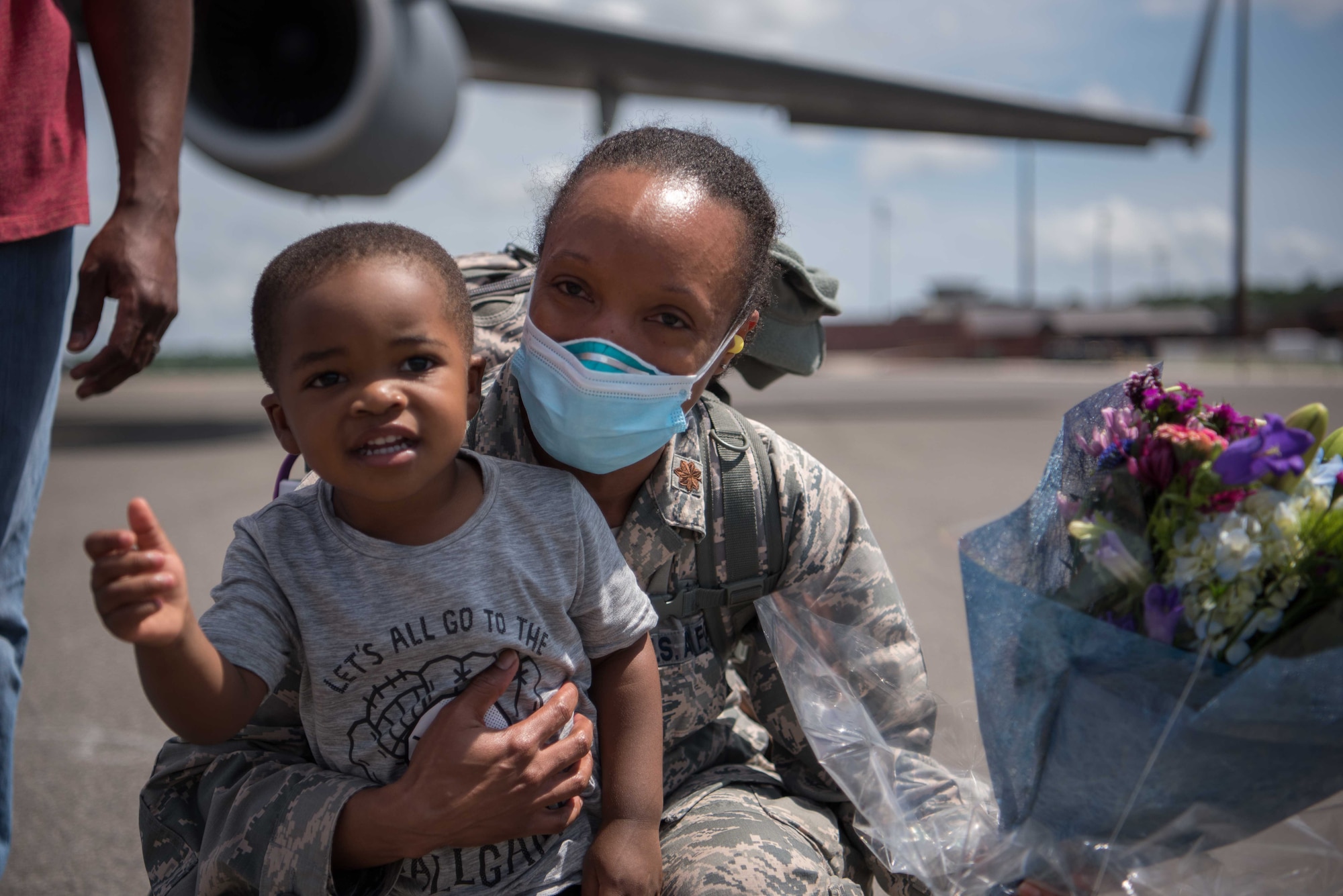 315th AMDS members return home from COVID-19 response.