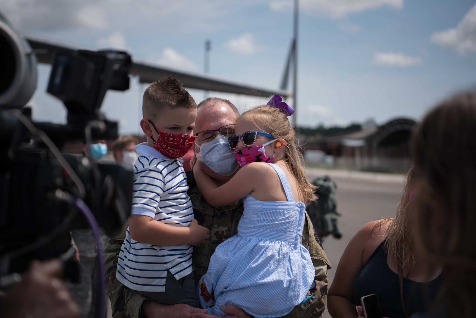 315th AMDS members return home from COVID-19 response.