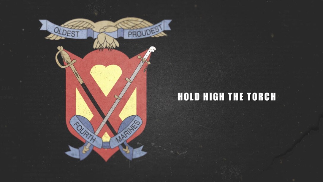 Col. Jason D. Perry, the outgoing Commanding Officer of 4th Marine Regiment and Commander of Camp Schwab, addresses the Marines and Sailors of 4th Marine Regiment and the civilian and Japanese employees of Camp Schwab to gives his thanks. (U.S. Marine Corps video by Cpl. Kallahan Morris)