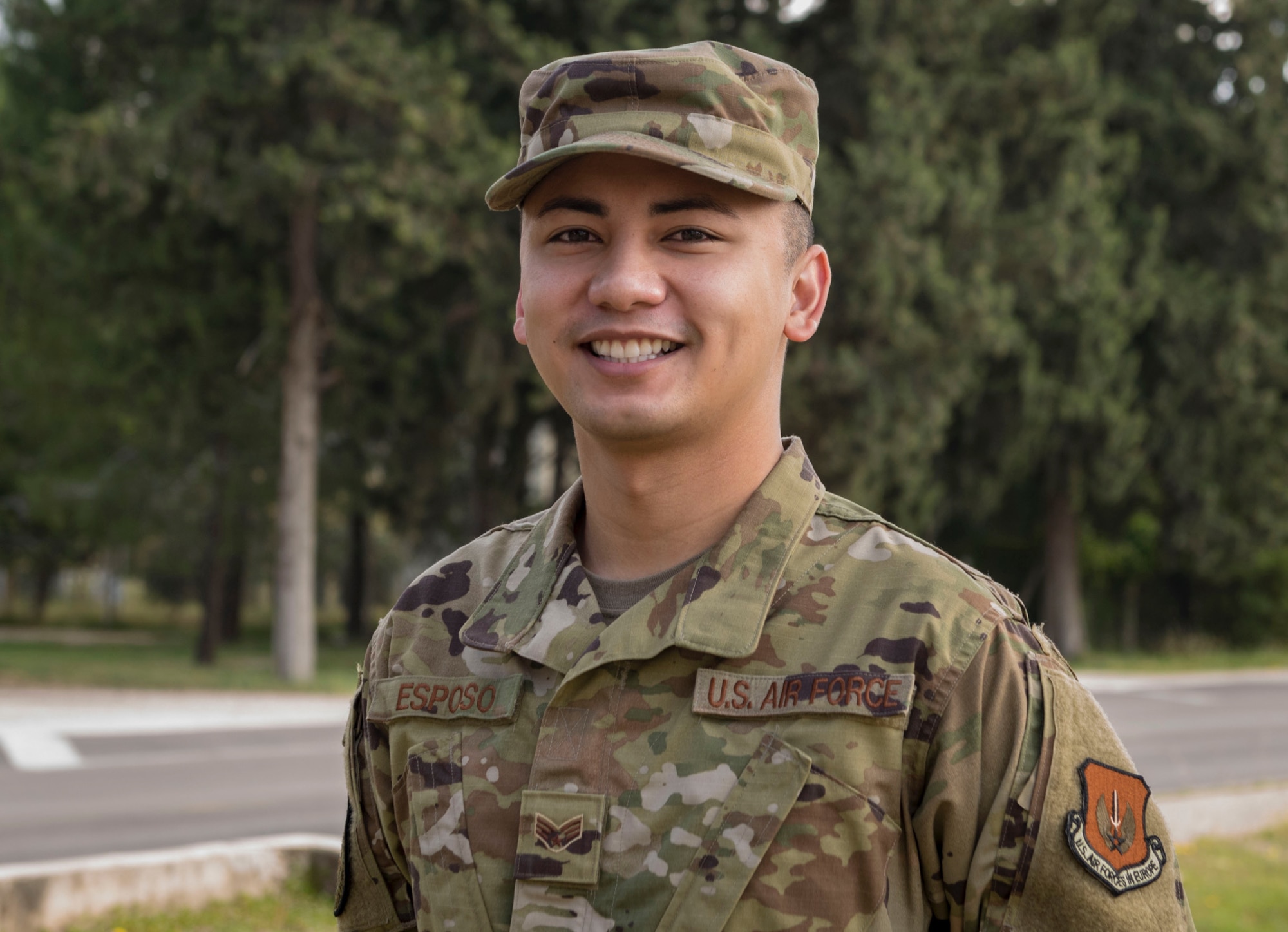 Photo of an Airman smiling