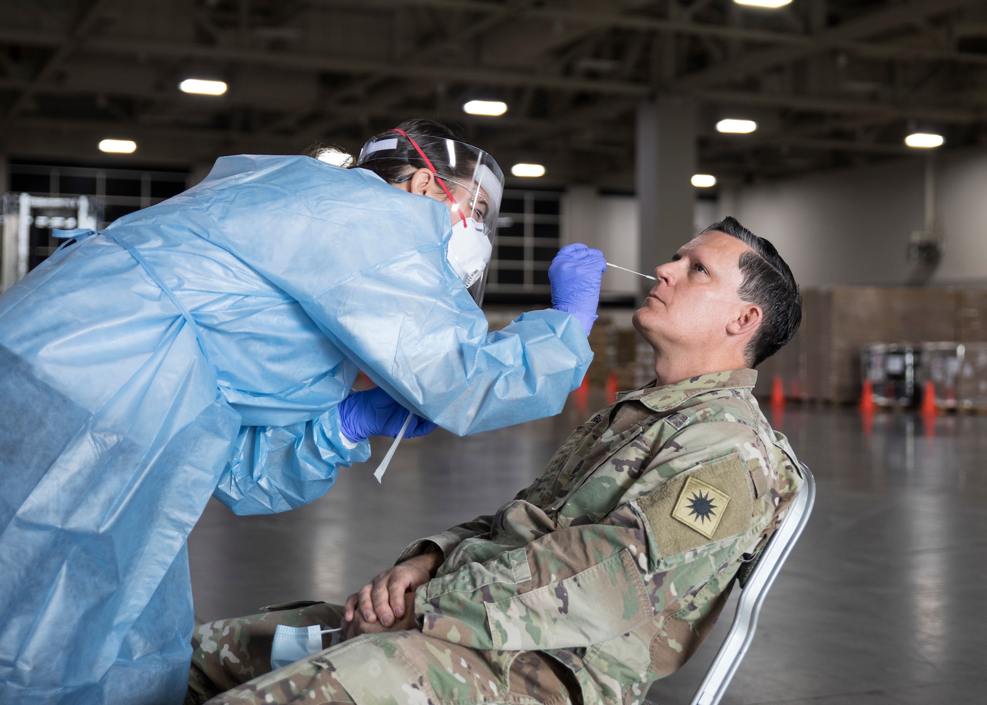 Image of U.S. Air Force Airman First Class Mary Lawrence, a medical technician assigned to the 151st Medical Group.