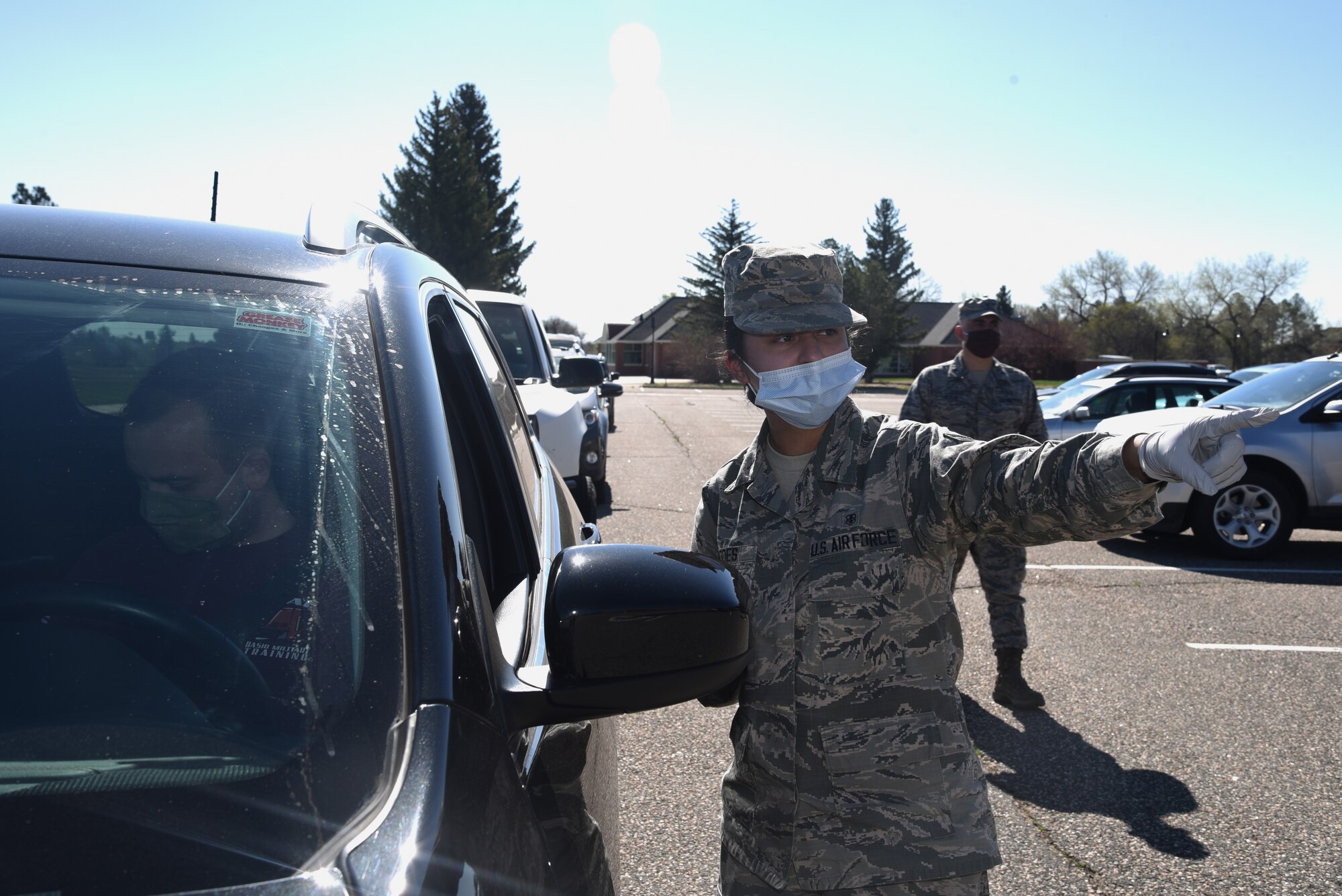 airman directs patient