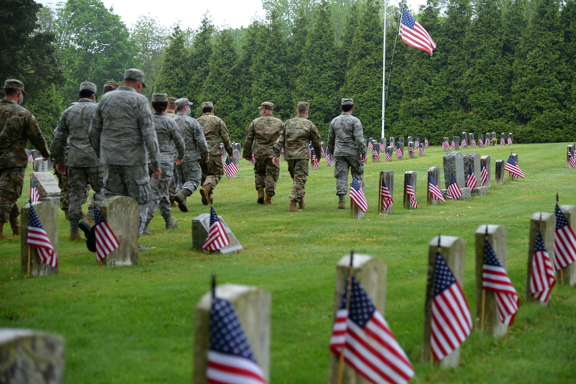 NJANG Members Honor Veterans for Memorial Day