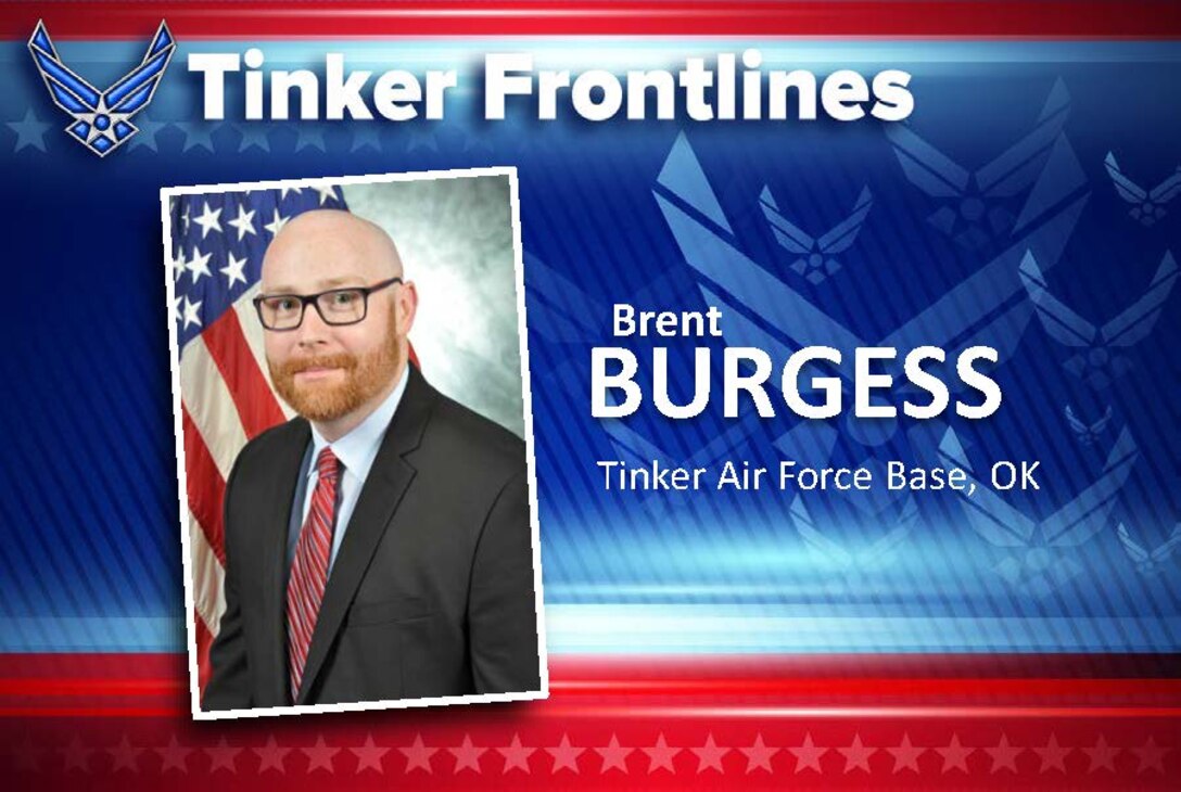 Brent Burgess, director of the 72nd Logistics Readiness Squadron, has 20 years of federal service.