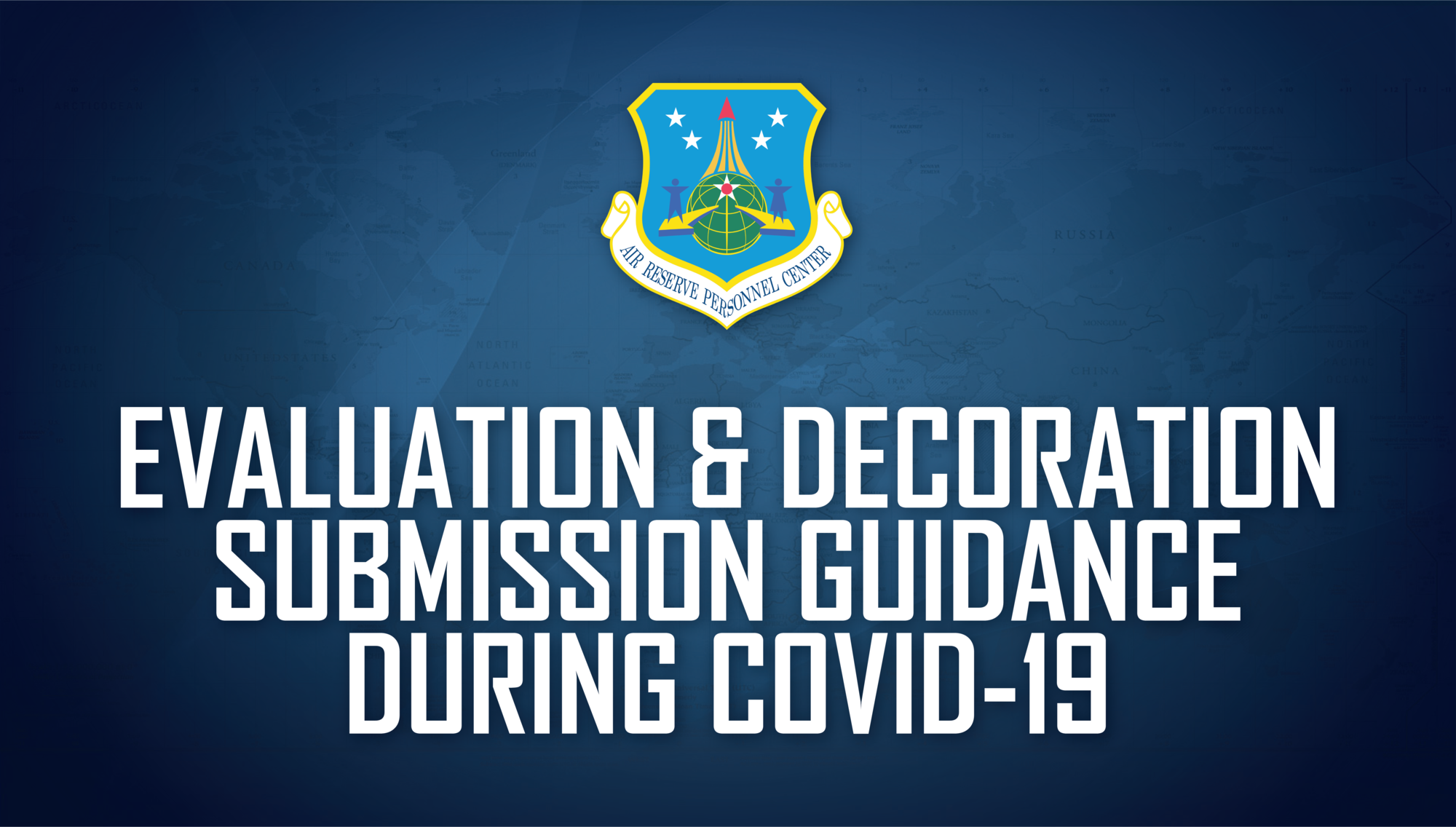 Evaluation & Decoration Submission Guidance During COVID-19 graphic.