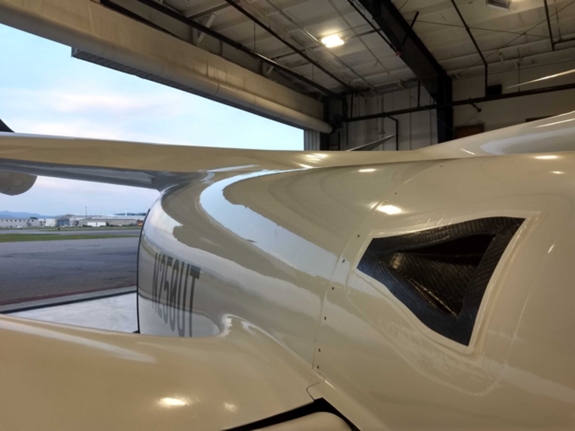 The Beta Technologies ALIA uses four fixed propellers mounted above the fuselage and one dedicated pusher propeller.  (Image courtesy of Beta Technologies)
