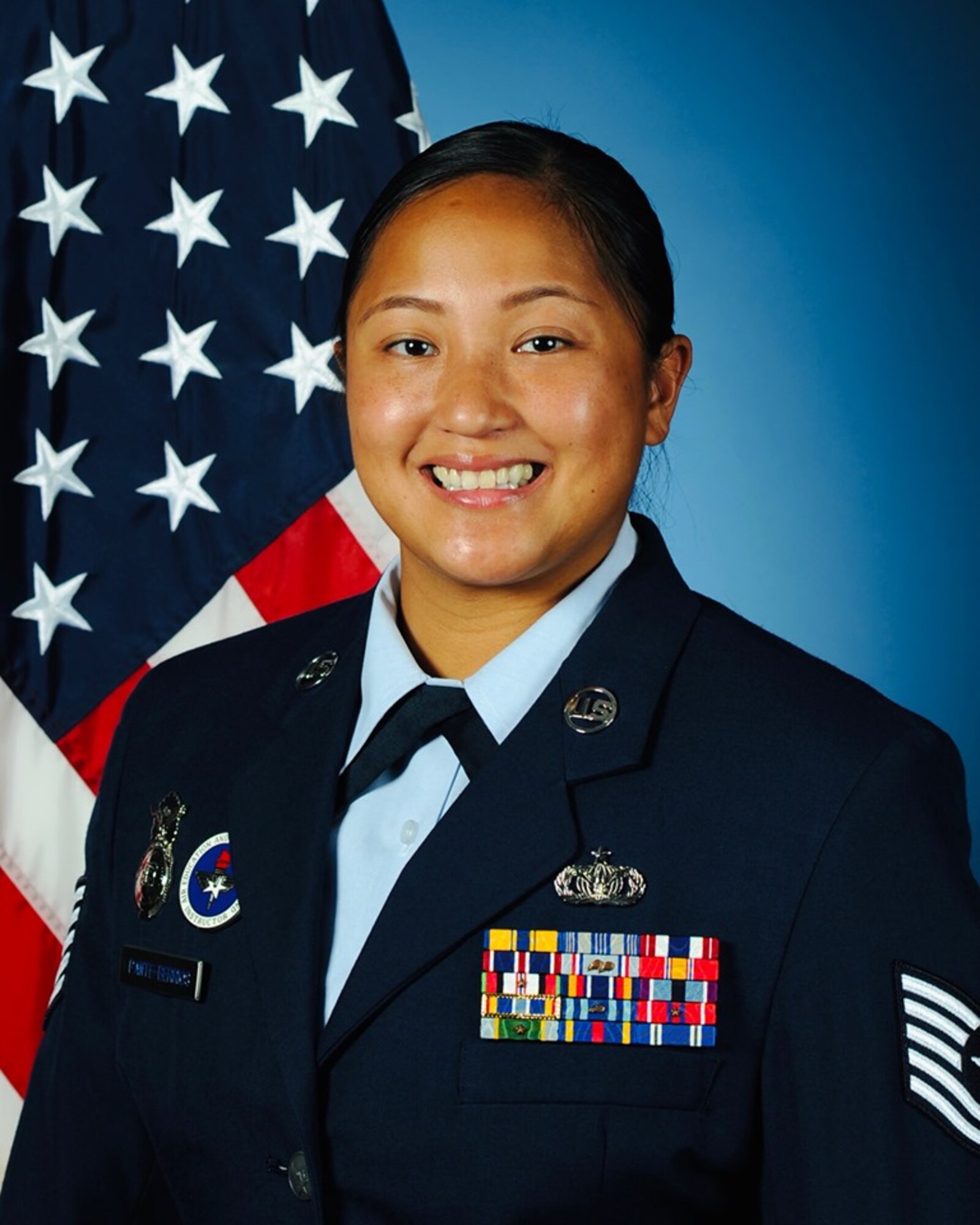 The Uniformed Services Award for the Federal Asian Pacific American Council was awarded to TSgt. Sarahlizamarie Pante-Berrios, April 8, 2020. The award recognizes members of all of the Uniformed Services for fostering harmonious relationships between the services and the Asian and Pacific Islander communities, exhibiting distinguished behavior, and being a leader in overcoming discrimination, promoting equal opportunity, and developing all members of the Civilian and Uniformed Services. (Courtesy Photo)