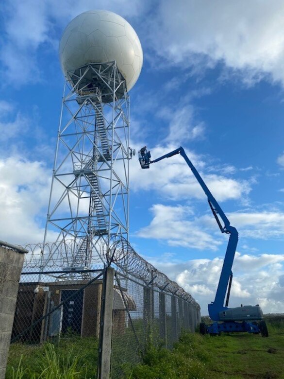 36th Operation Support Squadron Fixes Only Weather Radar System on Guam
