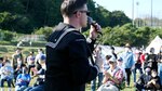 IKEGO, Japan - Musicians with the U.S. 7th Fleet Band Orient Express Popular Music Group play at the Ikego Forest Music Festival at Ikego Natural Forest Park Oct. 24, 2020. The 7th Fleet Band, established in 1948, provides musical support for ships, military bases, foreign dignitaries, and many community relations events throughout the Indo-Pacific.