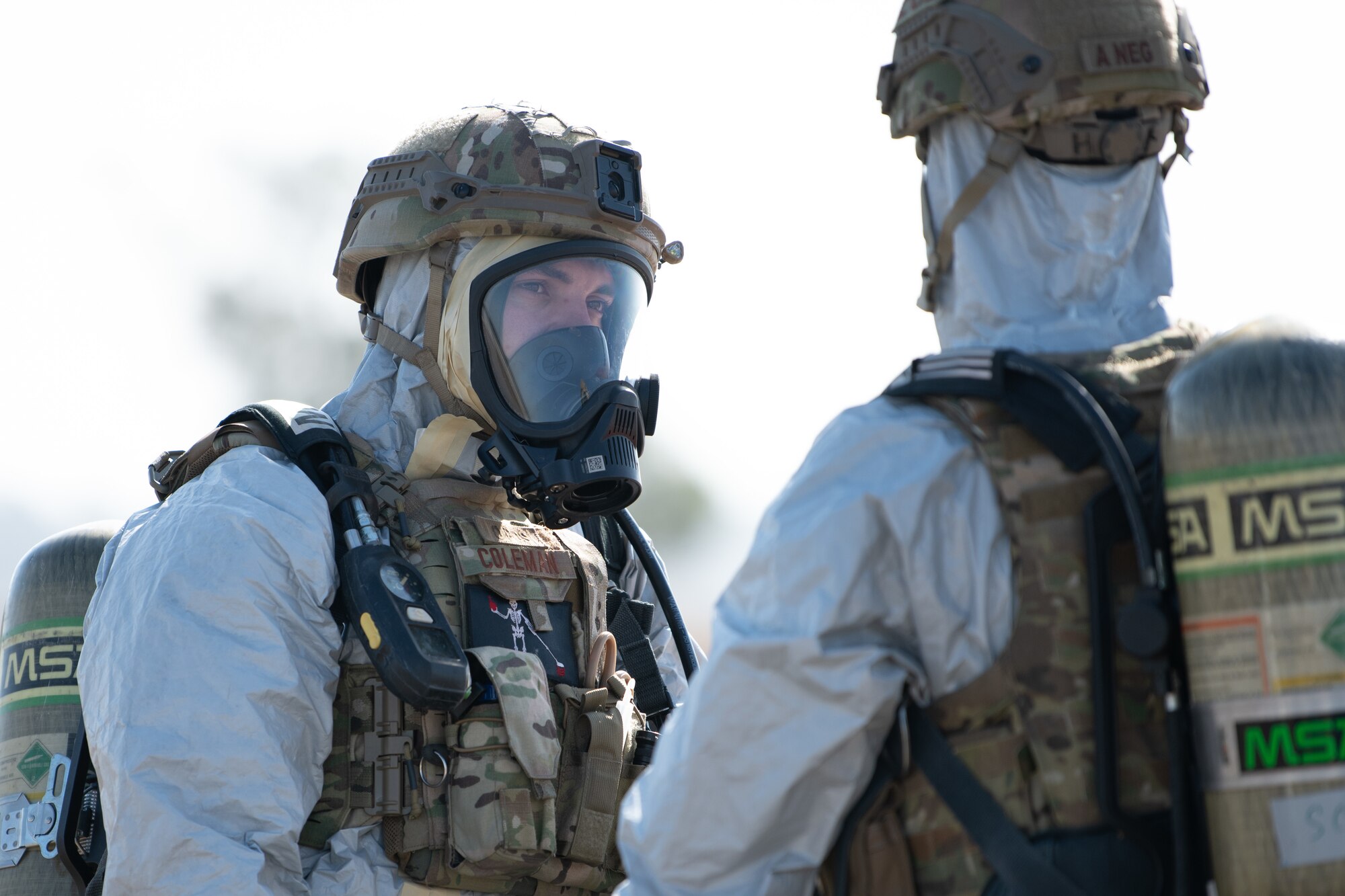 EOD technician training on base