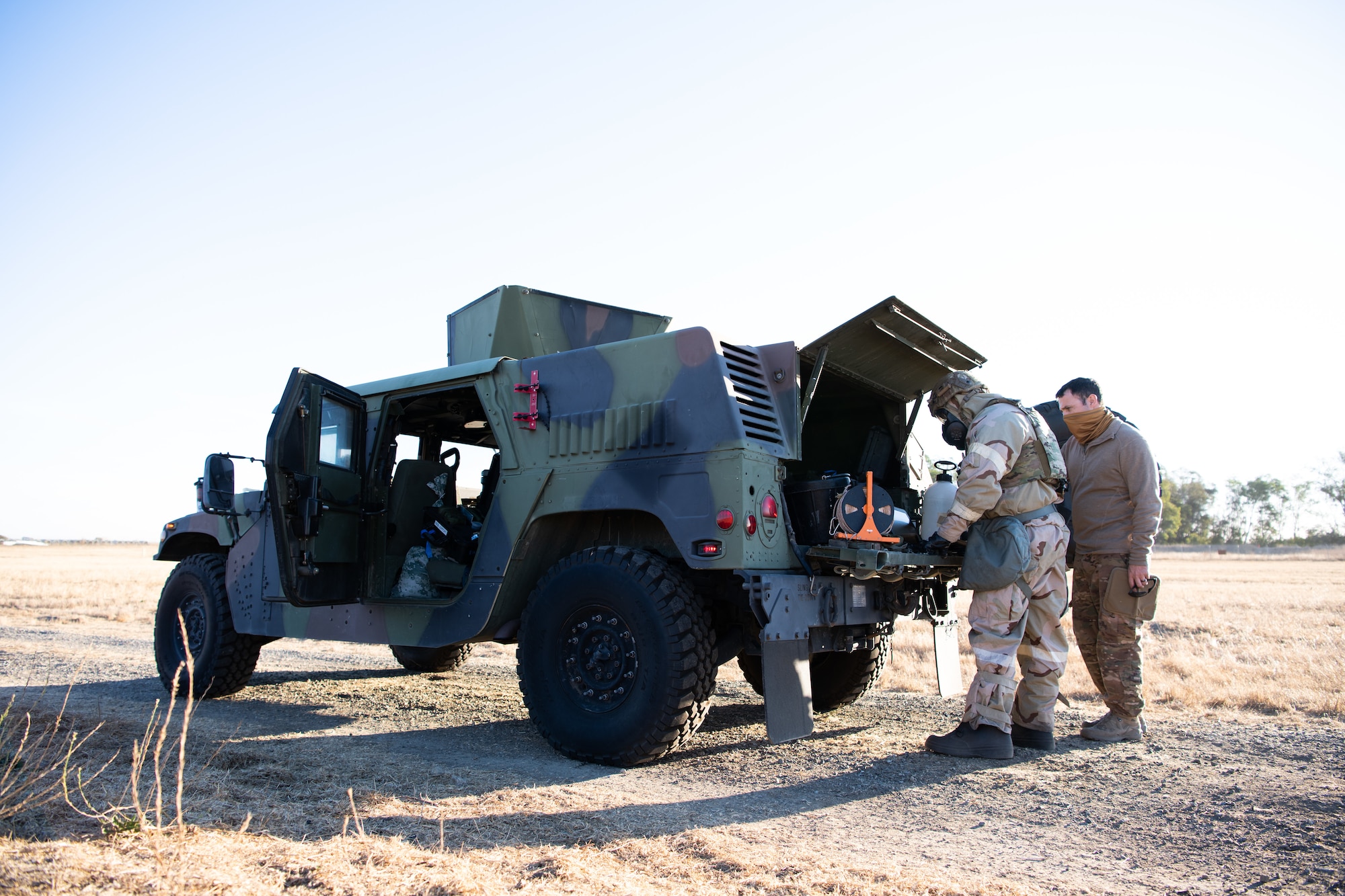 EOD technician training on base