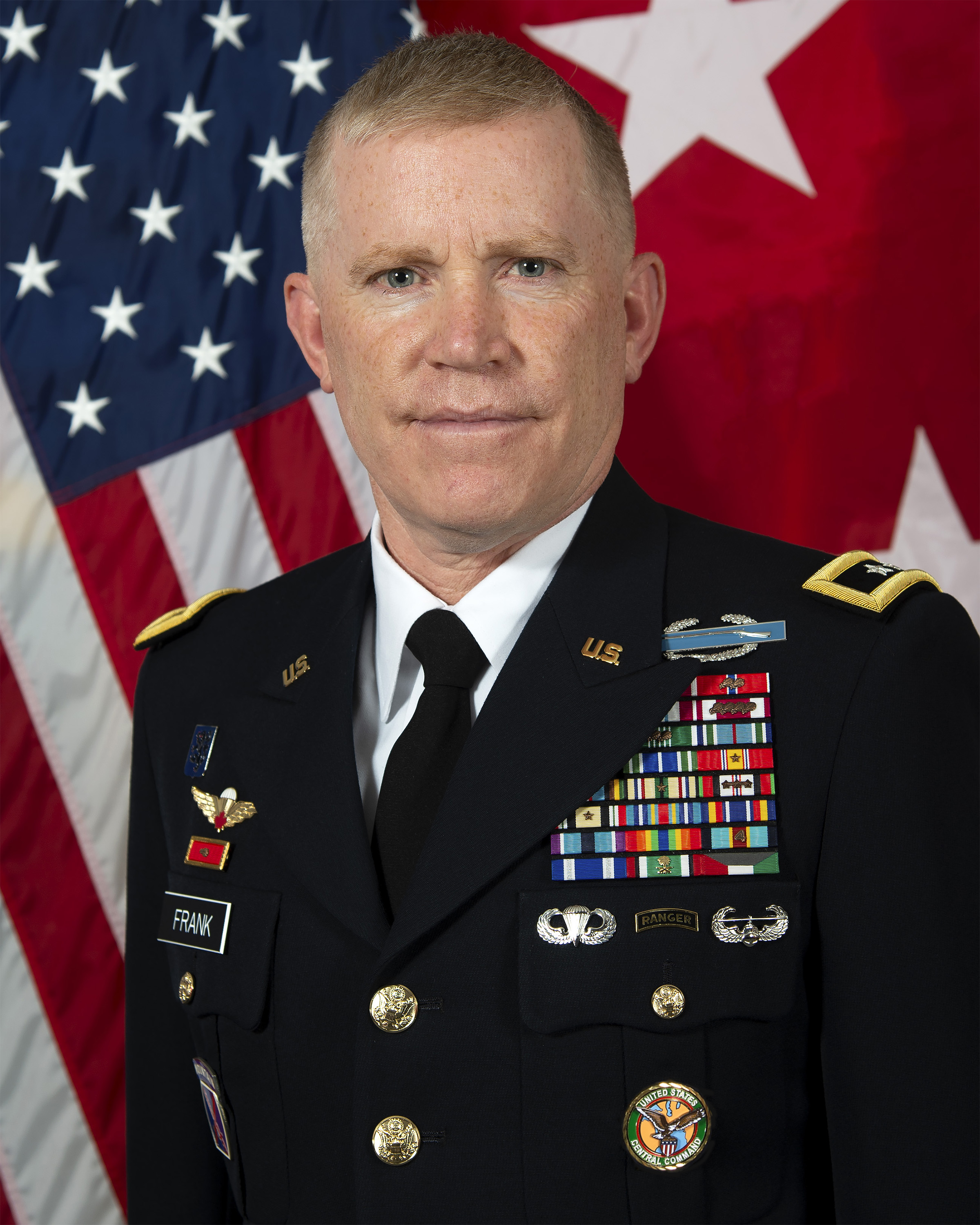 Chief of Staff, Major General Patrick D. Frank > U.S. Central