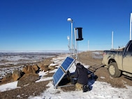 One of eight Inuit Marine Monitoring Program (IMMP) Automatic Identification System (AIS) sites in the Arctic.