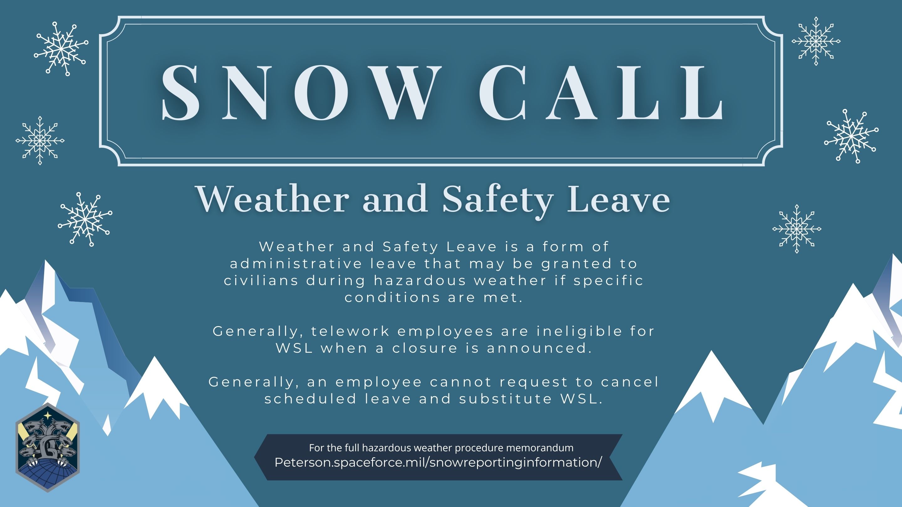 P s gar snow call