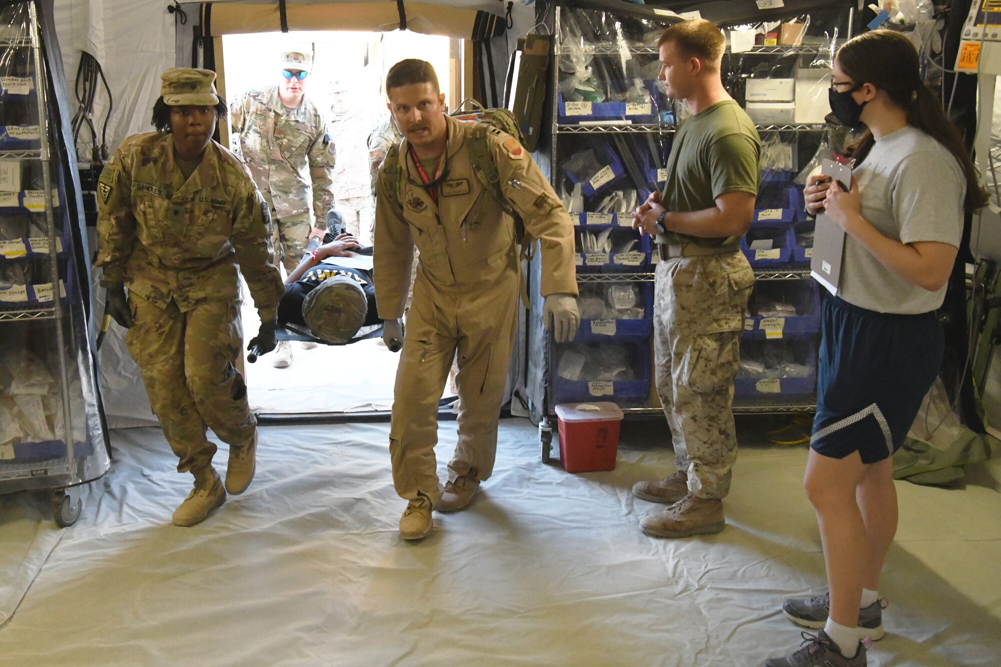 Joint force mass casualty exercise hones medics’ skills