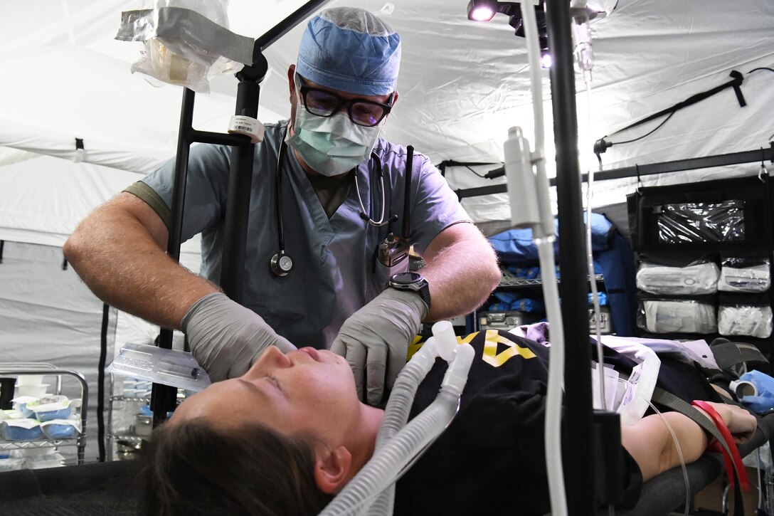 Joint force mass casualty exercise hones medics’ skills