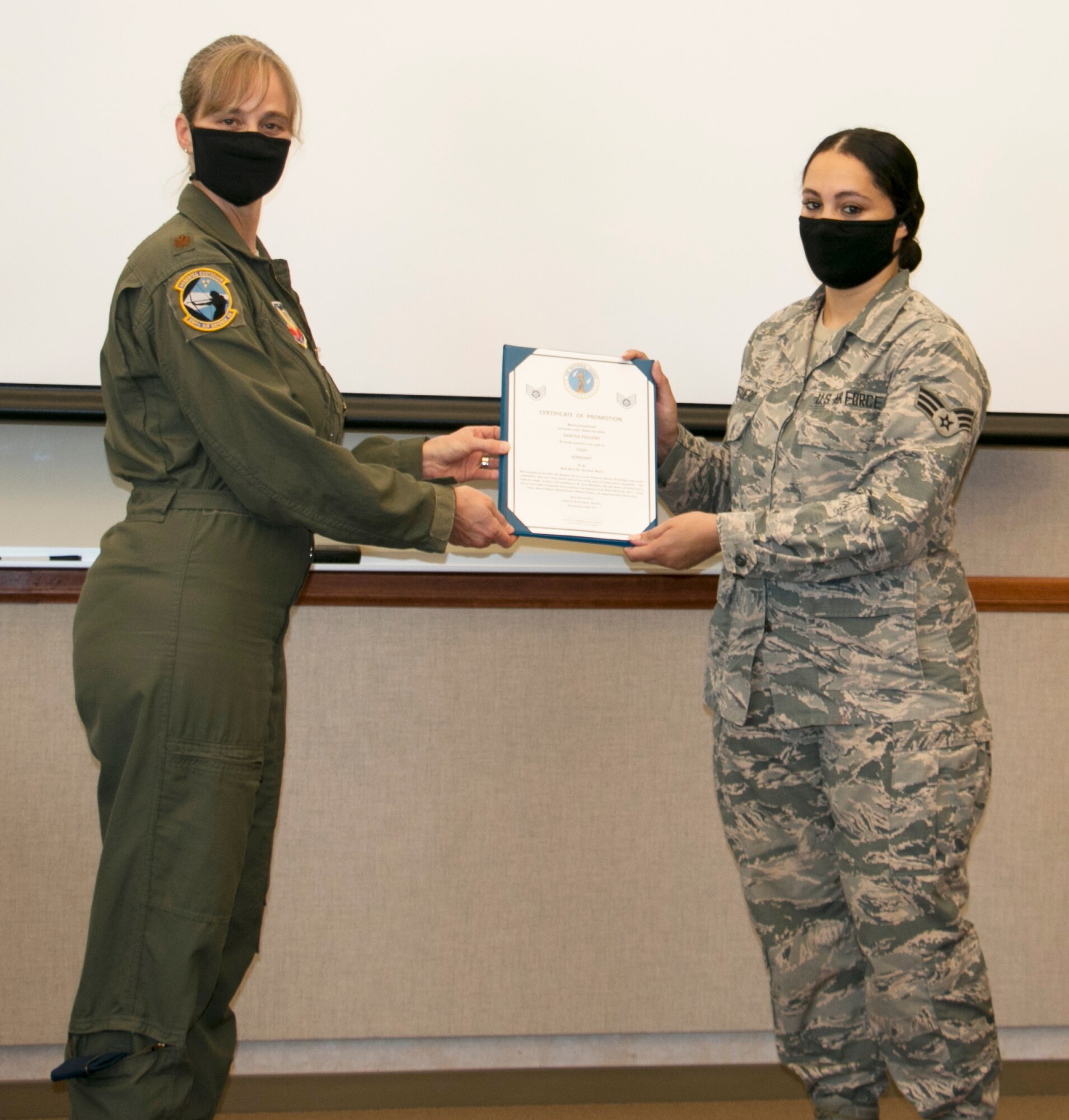 Peguero promoted to staff sergeant