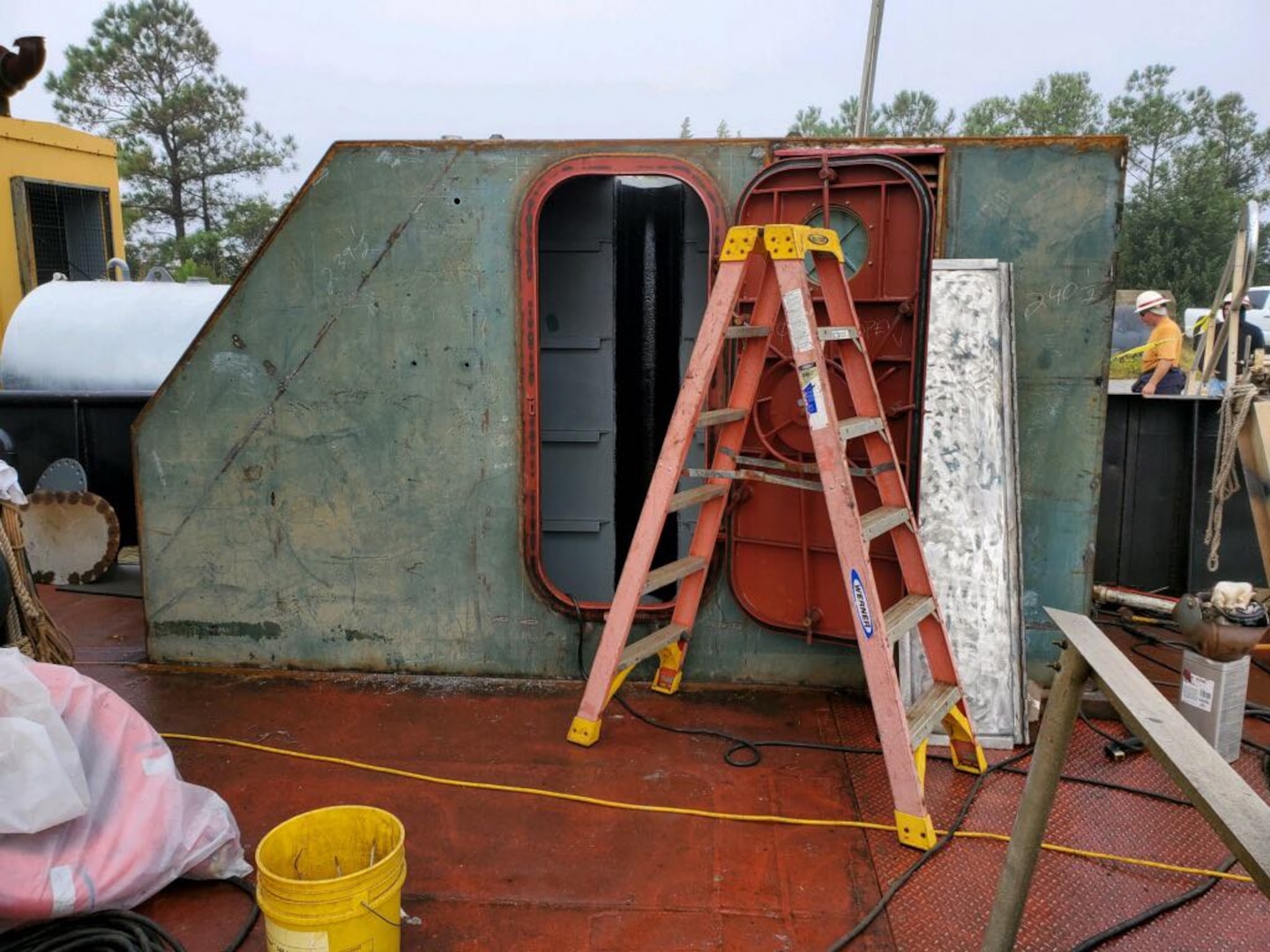 The Merritt Under Construction at NC State Shipyard