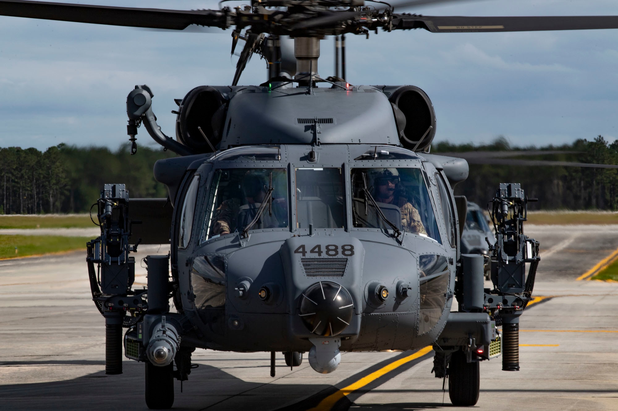 Photo of first HH-60W Jolly Green II Nov. 5, 2020, at Moody Air Force Base