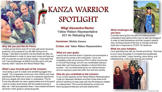 November KANZA Warrior Spotlight