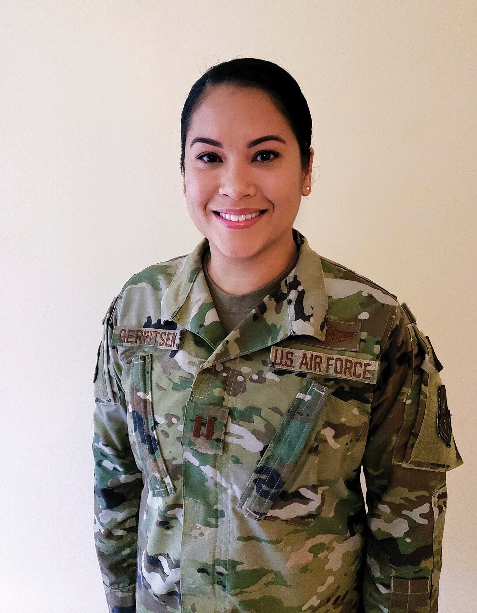 Capt. Jennifer Gerritsen, clinical nurse, 445th Aeromedical Staging Squadron, is the 445th Airlift Wing 3rd Quarter CY 2020 Company Grade Officer of the Quarter.