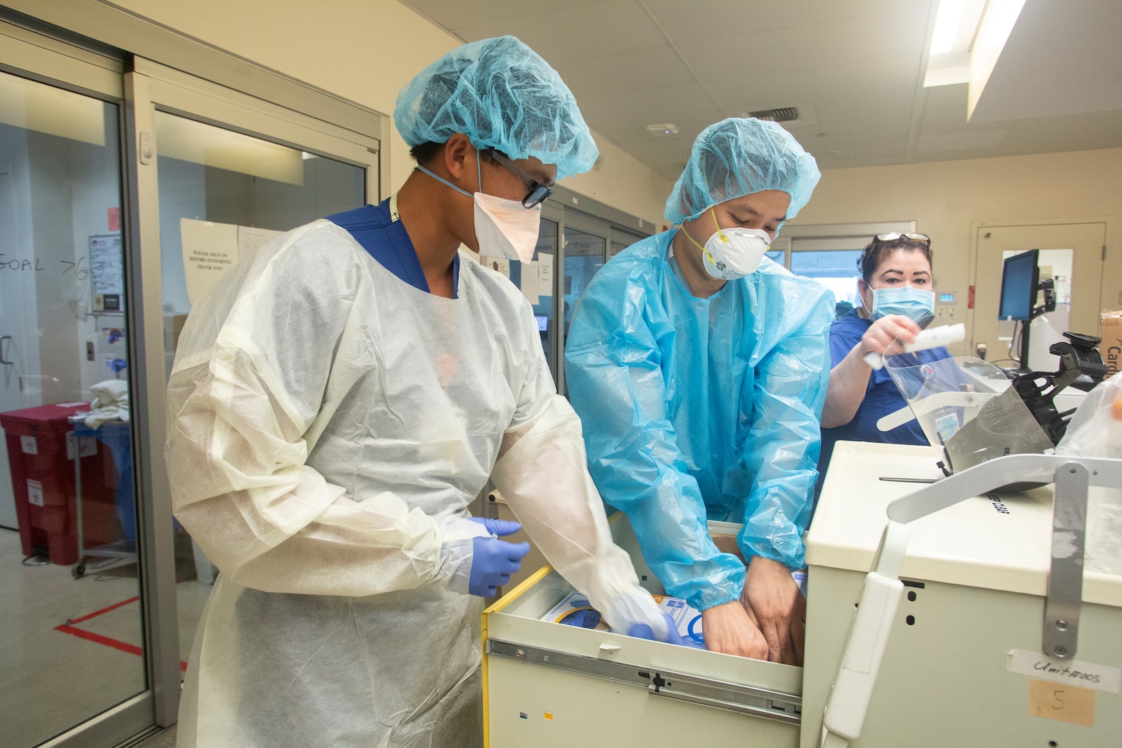 At the request of the Federal Emergency Management Agency, three U.S. Air Force Medical Specialty Teams like the ones pictured here from a previous deployment from Travis Air Force Base, California, are part of a Department of Defense COVID-19 operation in Texas that has deployed Nov. 6 to El Paso. U.S. Army North, U.S. Northern Command’s Joint Force Land Component Command, will oversee the military operation in support of federal efforts and the state.