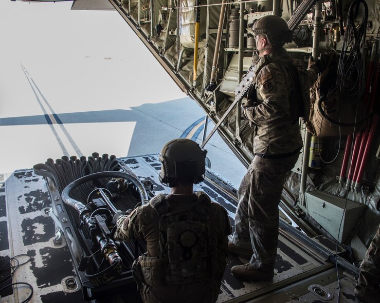 A photo of an Airman performing a FARP mission