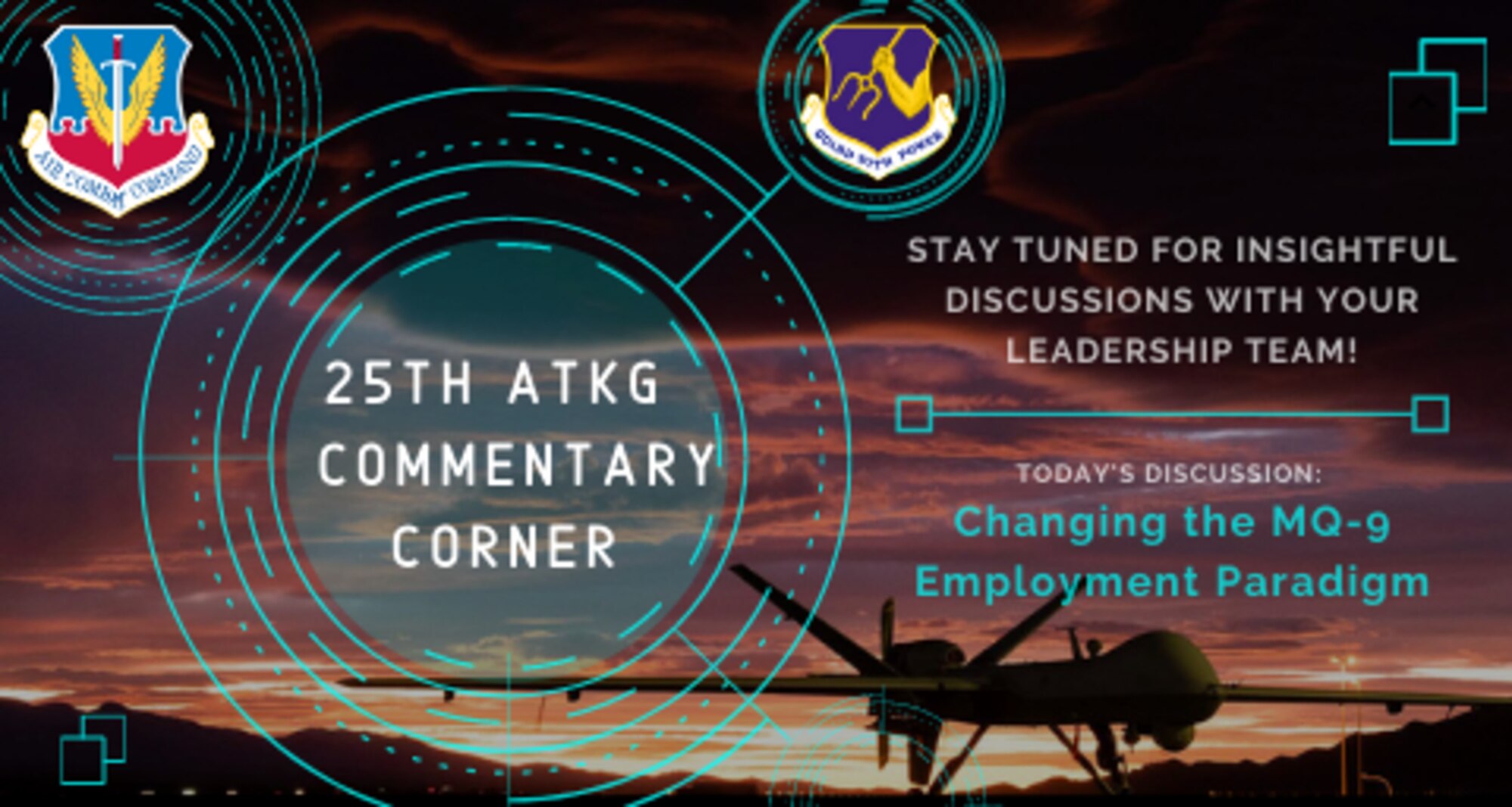 Changing the MQ-9 Employment Paradigm graphic.