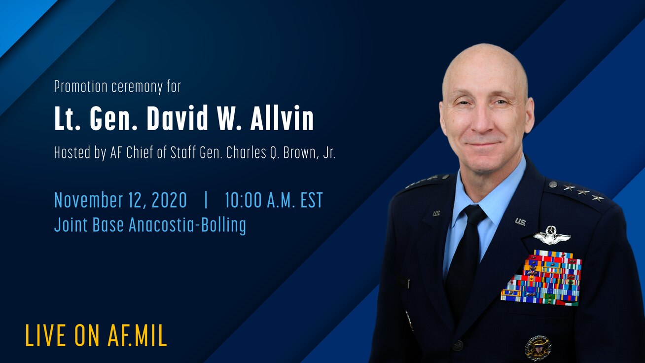 Promotion Ceremony for Lt. Gen. David W. Allvin