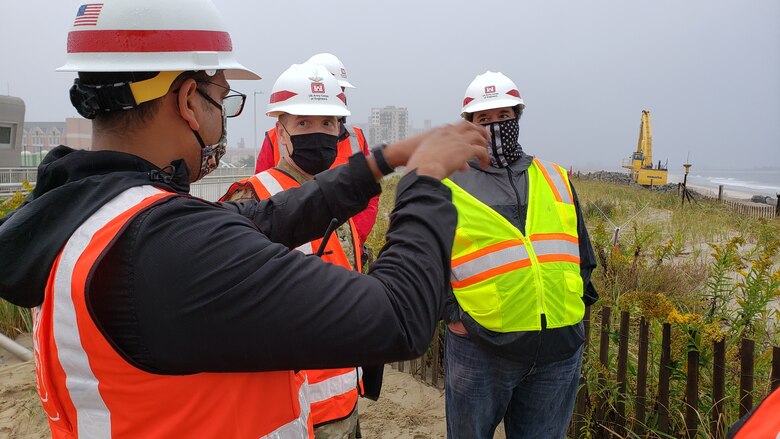 Col. Luzzatto visits Rockaway