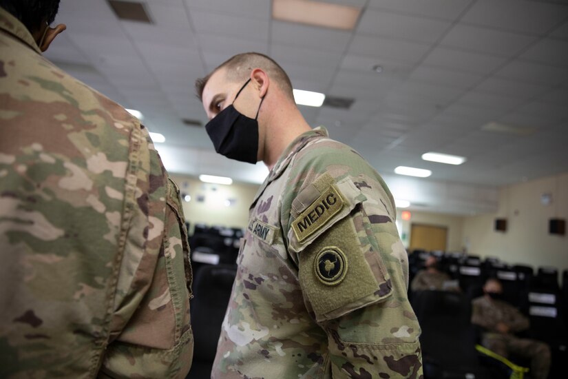 Leaders prepare Soldiers to combat the flu on Camp Arifjan