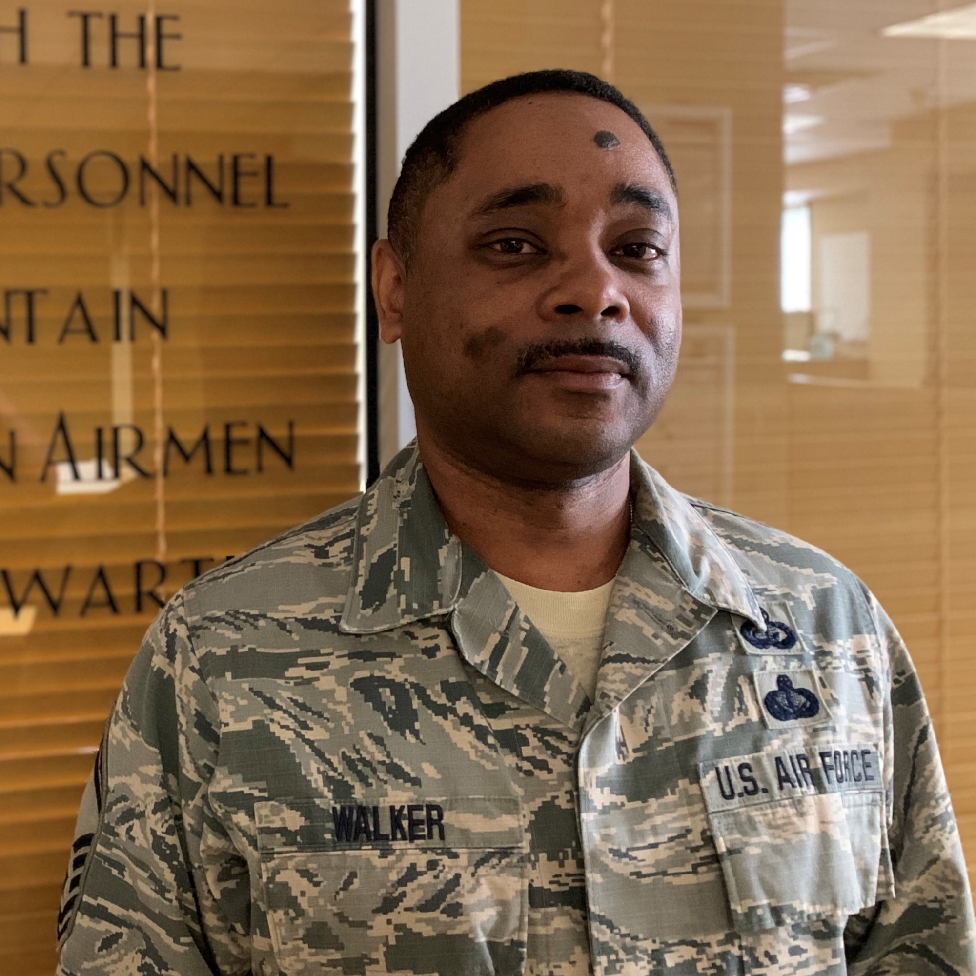 Senior Master Sgt. Martin Walker, 926th Force Support Squadron, Mission Personnel Section superintendent, Nov. 5, Nellis Air Force Base, Nev. Walker has strived to overcome prejudice and become the middle ground voice of reason throughout his Reserve career.