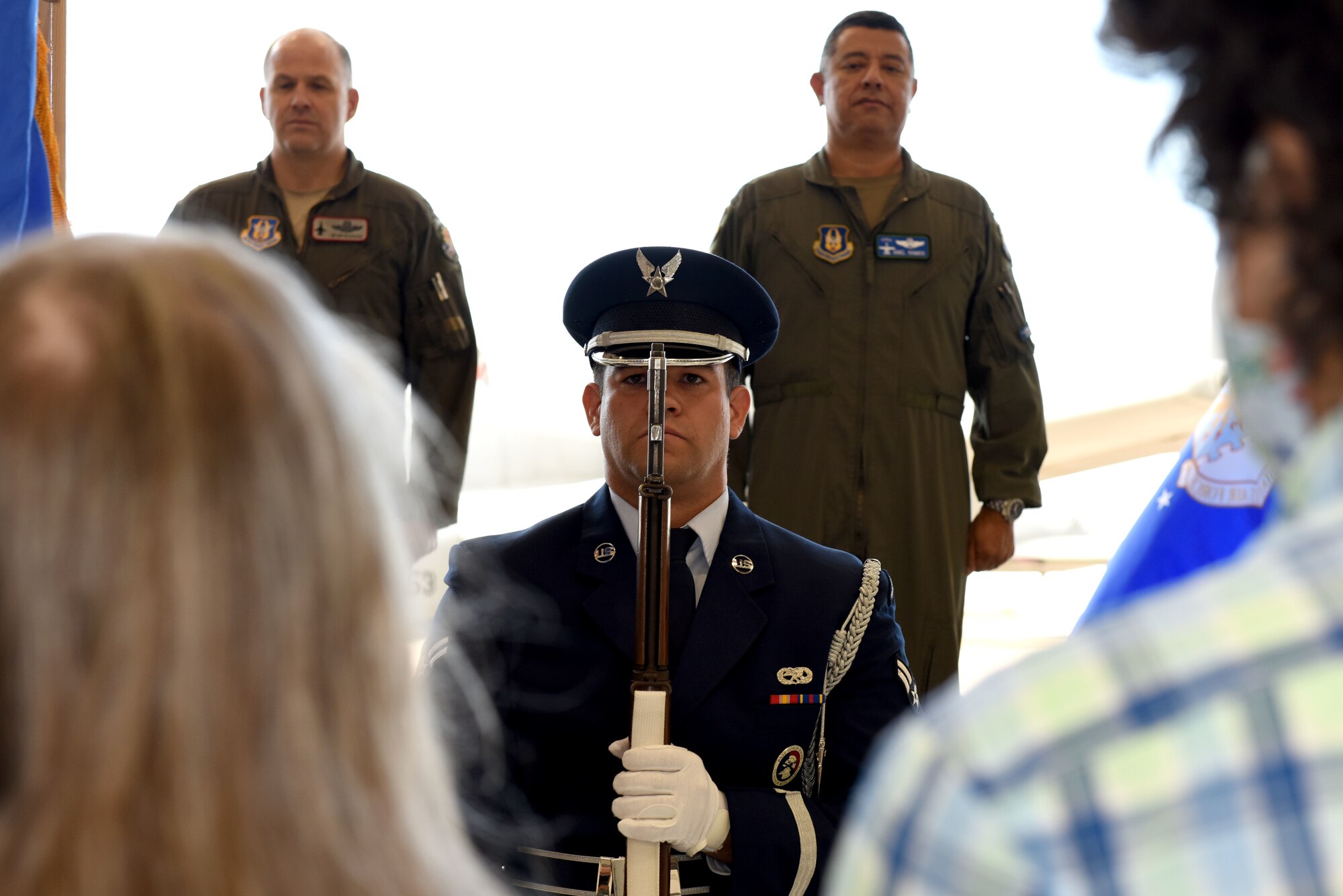Col. Abel Ramos, former 924th FG deputy commander, assumed command of the group during an assumption of command ceremony attended by leaders from the 944th Fighter Wing, 924 FG Airmen, and civic leaders.