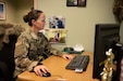 Lt. Col. Sarah Davis, clinical nurse assigned to the 158th Medical Group, Vermont Air National Guard, conducts training at the Vermont Air National Guard base, South Burlington, Vt., Nov. 7, 2020. In September, Vermont Guardsmen hosted a virtual trauma training with North Macedonia, its partner under the State Partnership Program.