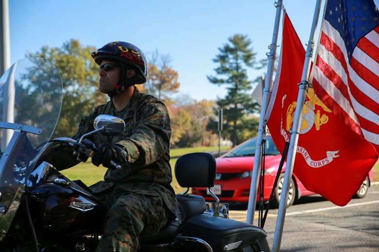 MCSC celebrates Corps’ birthday with cake-cutting, toy donations and a motorcycle ride