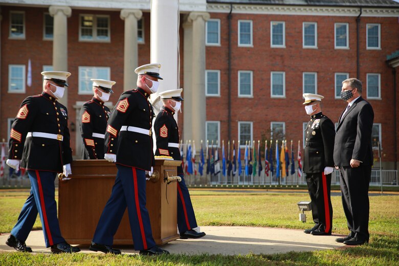 MCSC celebrates Corps’ birthday with cake-cutting, toy donations and a motorcycle ride