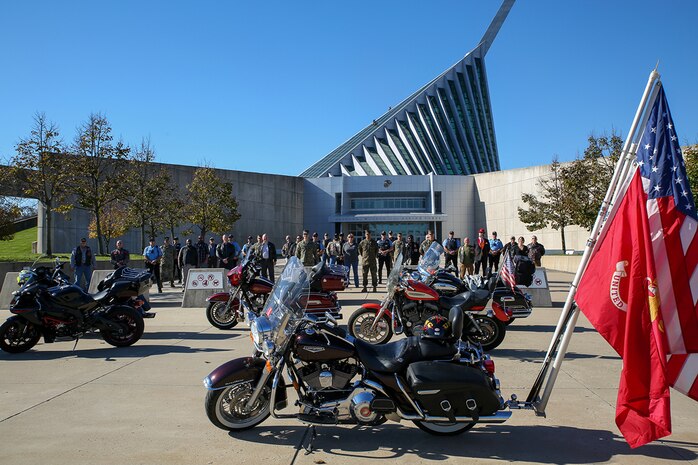 MCSC celebrates Corps’ birthday with cake-cutting, toy donations and a motorcycle ride