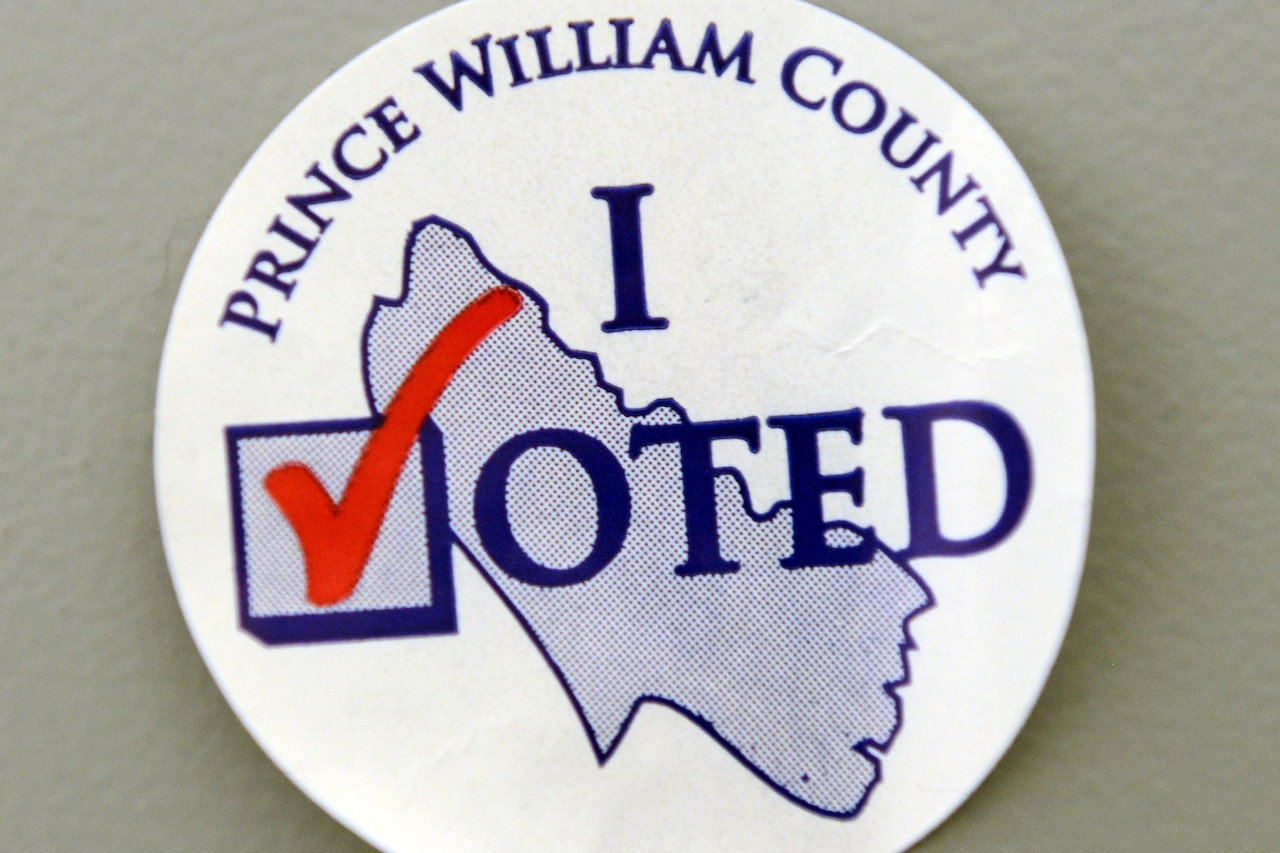 Voting Sticker.