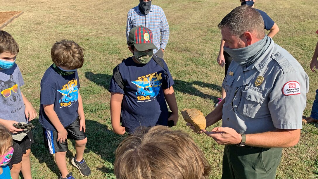 Cub Scouts at Grapevine Lake