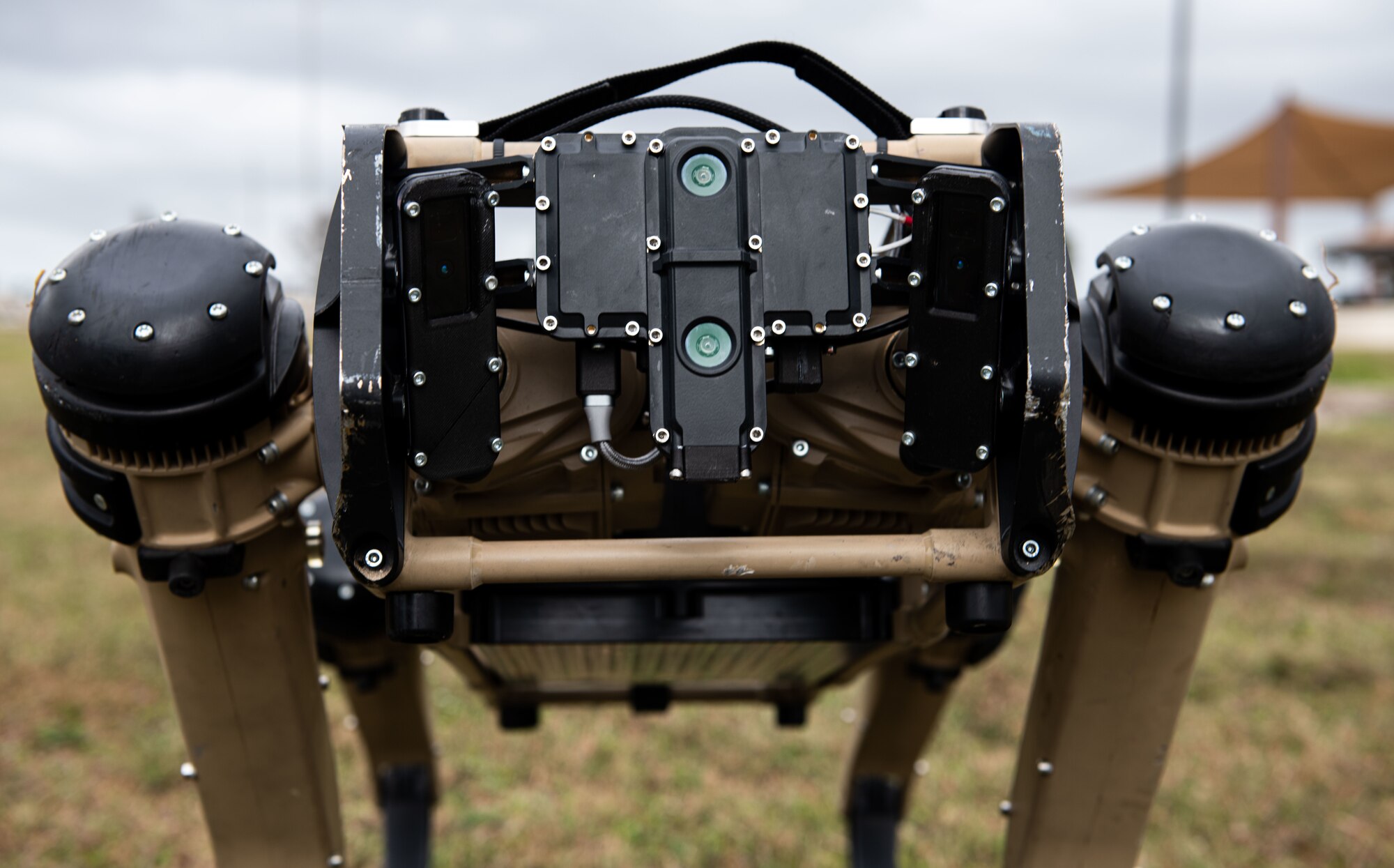 unmanned ground vehicle head on