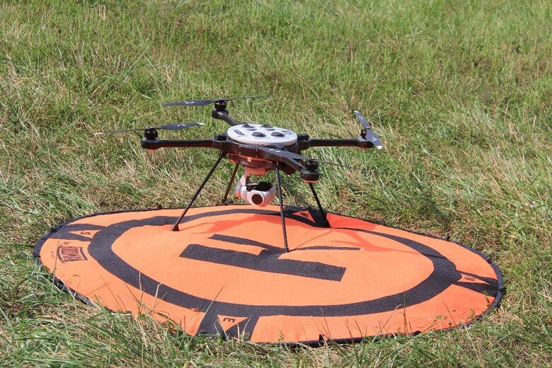 The Mobility System for Crossing Off-Road and Urban Terrain, or M-SCOUT, unmanned aerial vehicle prepares to be launched from the training ranges on Fort Leonard Wood, Mo., during the Maneuver Support, Sustainment and Protection Integration Experiments-2020, or MSSPIX-20, Sept. 16, 2020. U.S. Army Engineer Research and Development Center researchers worked with Soldiers to test M-SCOUT during MSSPIX-20. M-SCOUT is a prototype warning system mounted inside a ground vehicle that displays mobility obstacles on a map, detected from a sensor data cloud on-board an unmanned aerial system. The live terrain data is combined with mobility performance models to updated routes and provide situational awareness to convoy commanders.