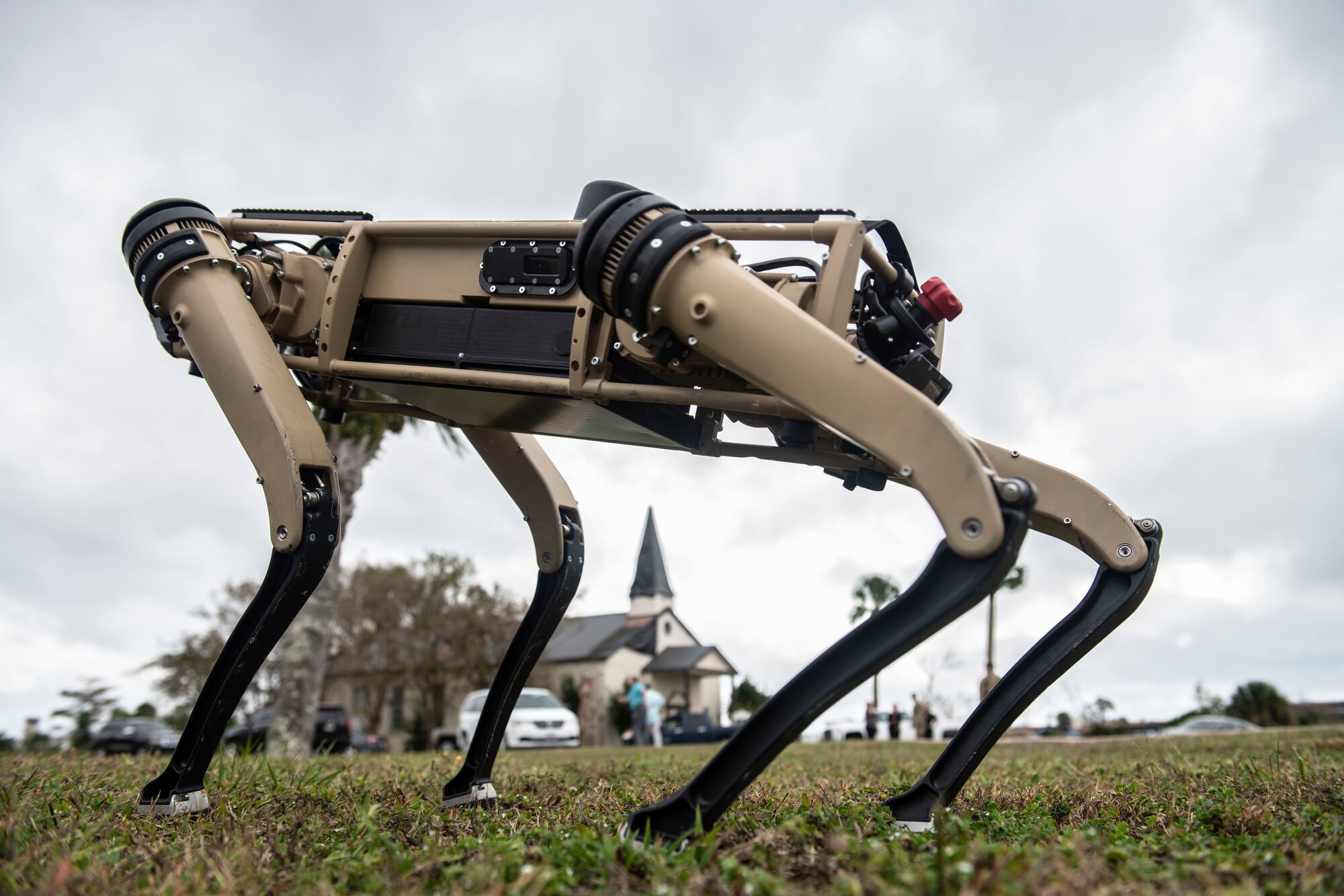 unmanned ground vehicle outside