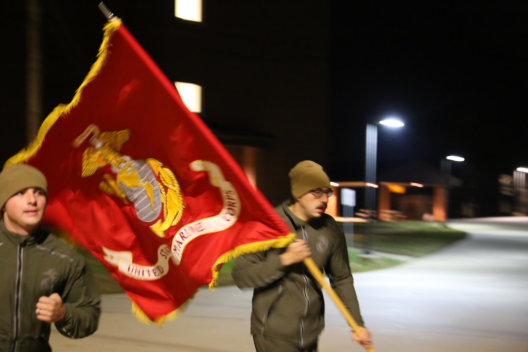 To commemorate 245 years of our Corps service to its Country,  the Marines of the Ozarks from Marine Corps Detachment, Fort Leonard Wood ran 245 continuous miles 4-6 Nov 2020 aboard Fort Leonard Wood